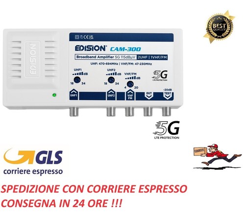 Centralino uhf vhf 115db - uhf/vhf, fm