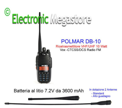 Polmar tri band vhf uhf - band, vhf/uhf