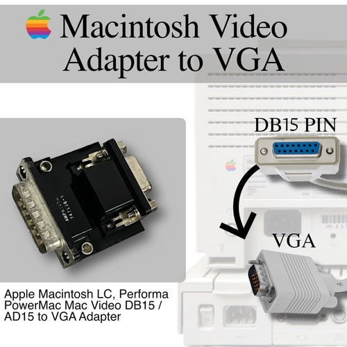 Macintosh video adapter db15 - macintosh,