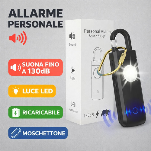 Allarme personale 130db - allarme,